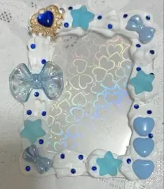 ホイップデコ　トレカケースB8 イベント　推し活　アイドル　ホワイト　ブルー