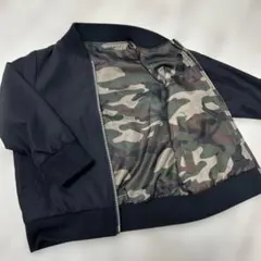 global work リバーシブル MA-1 ジャケット 迷彩 100cm