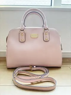 MICHAEL KORS 2way ハンドバッグ ピンク　薄ピンク　ショルダー