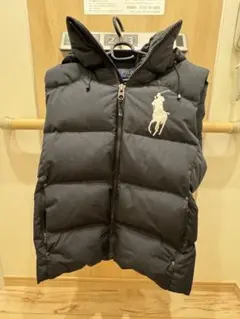 Polo Ralph Lauren ダウンベスト フード付き - メルカリ