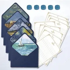 ❤️レターセット2セット❤️アート 芸術 招待状 お祝い お礼状 誕生日 記念日