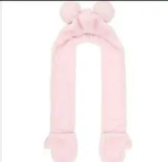 ピンク マフラー　ファンキャップ　ミニー