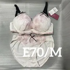 tutuanna チュチュアンナ ブラジャー　E70 ショーツM セットアップ