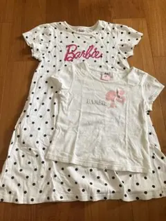 バービー ワンピース Tシャツ 2枚セット