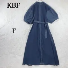 【ケービーエフ】ネイビー 長袖 F アーバンリサーチ レイヤードワンピース