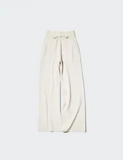 UNIQLO ウォッシャブルニットリブパンツ／L
