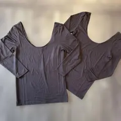 新品　インナー 長袖カットソー　2枚セット