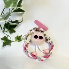 K188 ファンキー　キーホルダー　じゃらじゃら　パラコード　ハンドストラップ