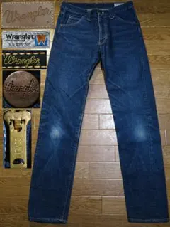 W30 SCOVILLジッパー ラングラー ビンテージ スリム テーパード