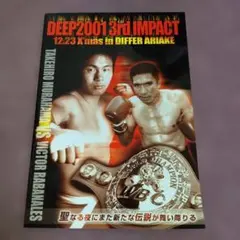 DEEP2001 3rd IMPACT 公式パンフレット村浜武洋vsラバナレス - メルカリ