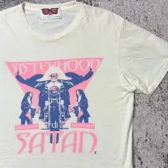 00s ALAKAZAM SISTERHOOD SATAN Tシャツ 白