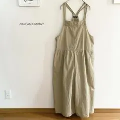 NANEA&COMPANY コットンリネンサロペット ワイドパンツ 5076のサムネイル