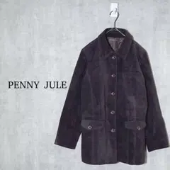 PENNYJULE　コーデュロイ調ジャケット　シンプル　サイズ9(M)　ブラウン