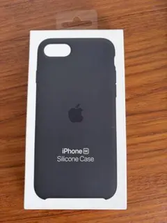 Apple純正　iPhone SE シリコンケース　ブラック