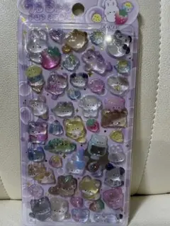 うるちゅる　可愛い動物たち　モモンガ　パンダ3Dシール