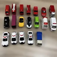 トミカ ミニカーセット 救急車消防車パトカーなど19台