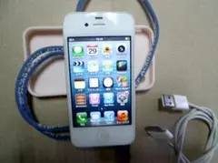 Apple iPhone4s 16GB SB 白 外観普通 ※バッテリー29%のサムネイル
