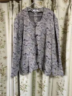 花柄 長袖シャツ