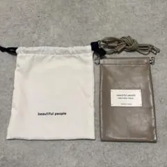 beautifulpeople レザー ショルダーバッグ 巾着ありのサムネイル