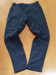 UNIQLO レディース スリムフィットパンツ Mサイズ グレー 裏フリース