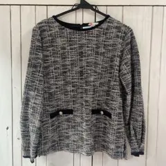 EMMAJAMES ツイード長袖トップス Mサイズ