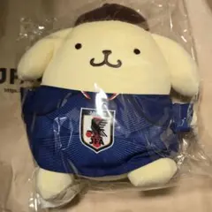 ポムポムプリン サッカー日本代表 Sサイズ むにゅぐるみパティオのサムネイル