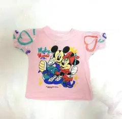 ミッキー　ミニー　Tシャツ　女の子　ヴィンテージ