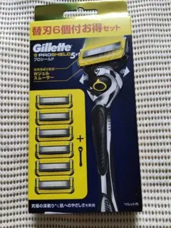 Gillette PROSHIELD 5+1 替刃6個付きセット - メルカリ