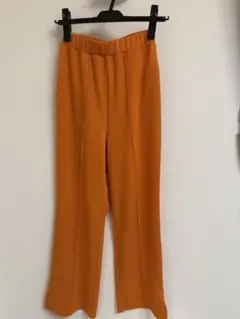 PoshAlma ポッシュアロマ オレンジ イージーパンツ
