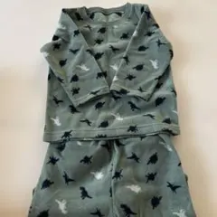恐竜柄フリースパジャマ上下セット 100cm