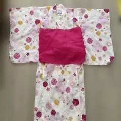 浴衣　花柄　110