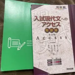 入試現代文へのアクセス 発展編 & 漢文早覚え速答法