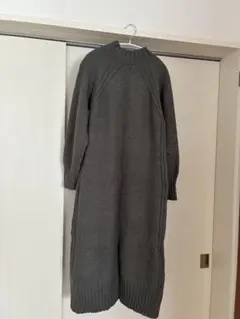 マイニア My:nia ニットワンピース　グレー