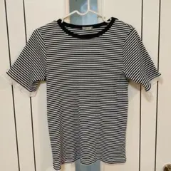 しまむら　田中里奈　mysa closet テレコボーダートップス