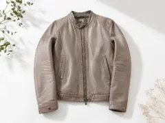 希少 Radice シングルライダースジャケット ラムナッパレザーのサムネイル