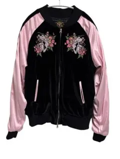 極美品✨️ COACH (S) スカジャン ホースアンドキャリッジ刺繍 ピンク 楽天市場】スカジャン 蝶刺繍 日本製本格刺繍 : takafuku 1915