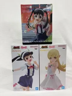 【新品・未開封】物語シリーズ 真宵&忍 フィギュア3点セット
