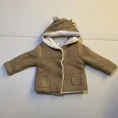 あったか くまさんカーディガン baby GAP 裏ボア　18-24months