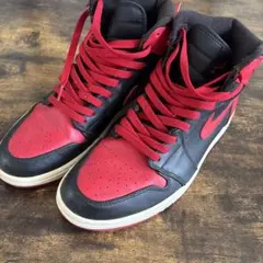 Nike Air Jordan 1 ブラック/レッド 27cm 黒赤
