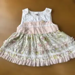 Souris 花柄フリルワンピース 80cm 姫