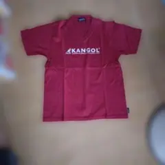 KANGOL Vネック 半袖Tシャツ レッドのサムネイル