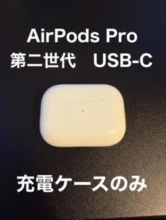 Apple AirPods Pro ケース 本体のみ　 第2世代　タイプC充電
