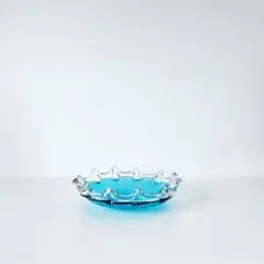 ガラスオブジェ　インテリアトレイ　古物　レトロ雑貨　置物　蚤の市　ブロカント