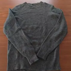 無印良品 ヤク混 ウール クルーネック セーター L