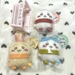 ちいかわ ハチワレ うさぎ ぬくぬくの装い マスコット ぬいぐるみ まとめ売り