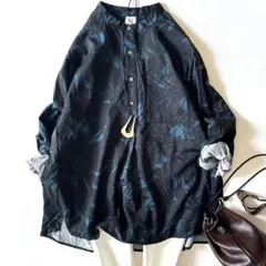 極美品 アールエヌエーエヌ RNA-N 花柄シャツ フラワー柄 プルオーバー