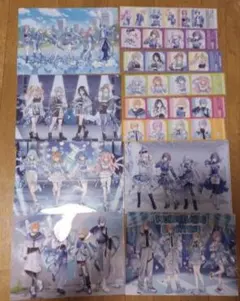 ローソン 初音ミクプロジェクトセカイ クリアファイル全６種＆クリアシート全6種