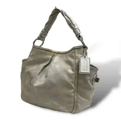 COACH コーチ ワンショルダーバッグ ハンドバッグ ターンロック キャンバス