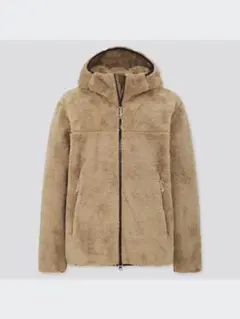 ⭐︎美品⭐︎防風ファーリーフリースフルジップパーカ（長袖） UNIQLO ベージュ