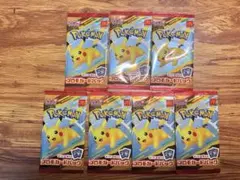 ポケモンカード ピカチュウ 7パックセット